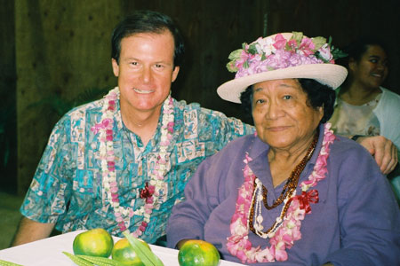 Dr. Westerdahl with Margaret Machado